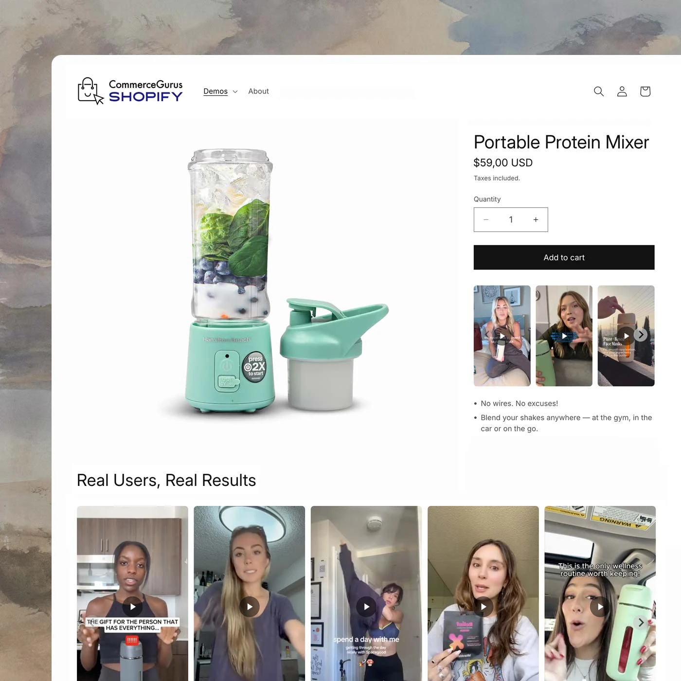 CommerceGurus Shoppable Video