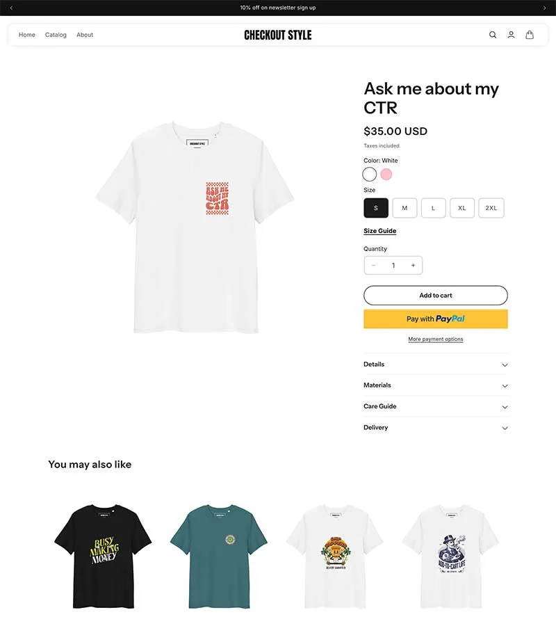 Checkout Style