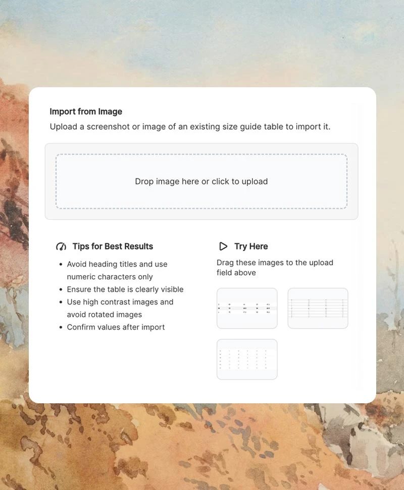 AI-powered importer