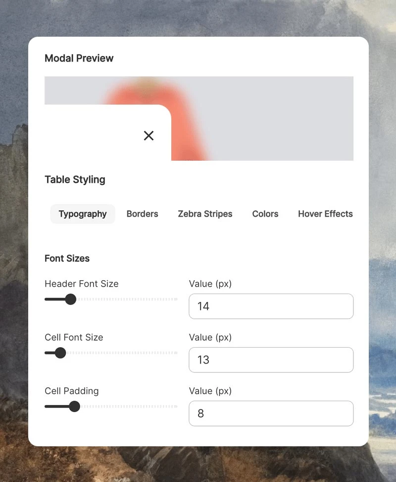 Design options